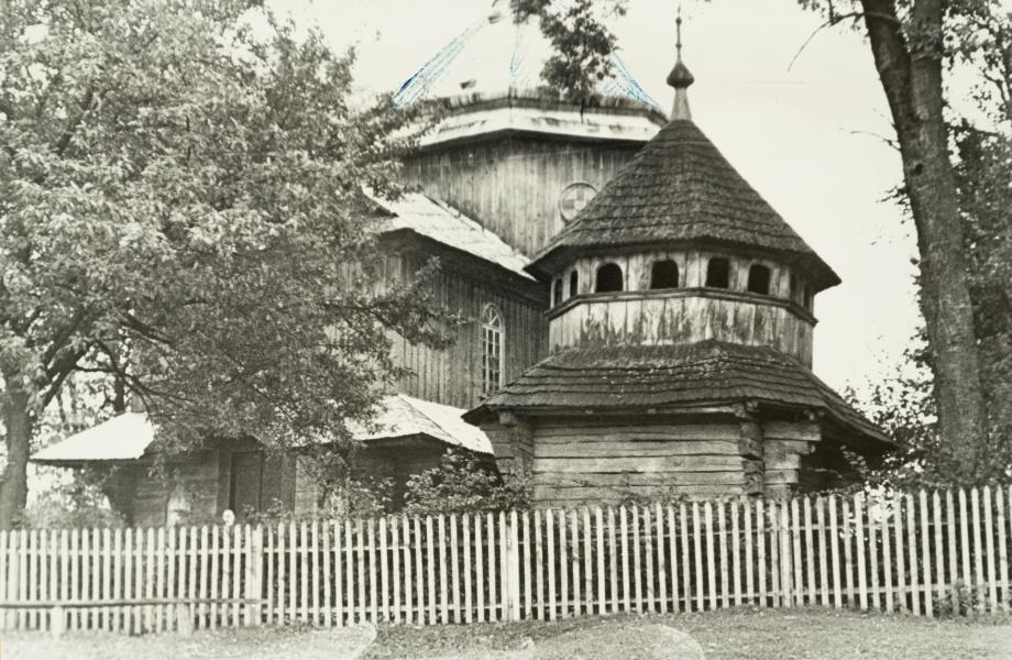 Wooden Church with a Bell Tower