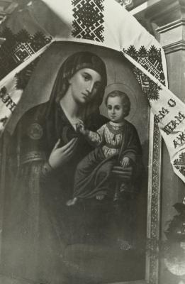 Icon of the Blessed Virgin Mary (Hodegetria) — unknown