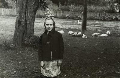 Portrait of a Girl in a Garden — unknown