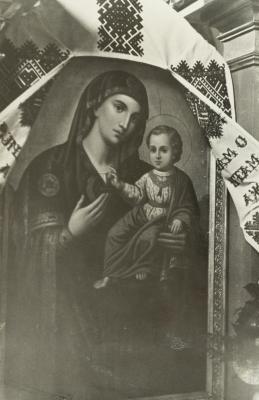 Icon of the Blessed Virgin Mary (Hodegetria) — unknown