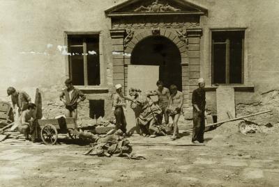 Repair Work on the Territory of the Olesko Castle — unknown