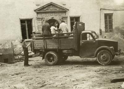 Repair Work on the Territory of the Olesko Castle — unknown