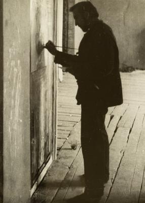 Restoration Work in the Olesko Castle Interior — unknown