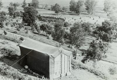 Landscape with a Tent — unknown