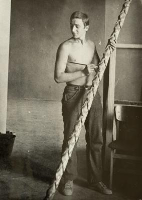 Man with a Part of the Frame — unknown