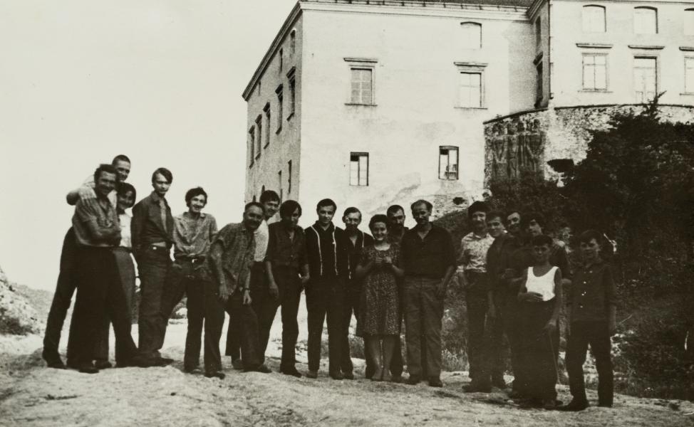Group Photo in Front of the Olesko Castle