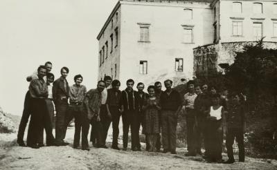 Group Photo in Front of the Olesko Castle — unknown