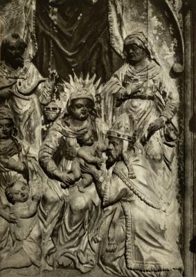 Fragment of the "Holy Family" Relief from the Side Altar — unknown