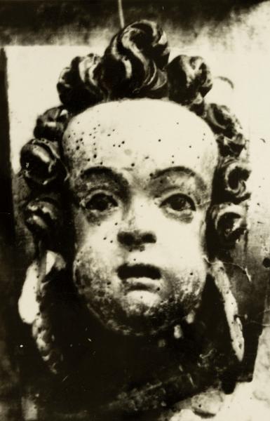 Head of the Cherub from the Decoration of the Side Altar of the Holy Family