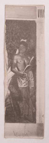 Mykhailo Lezviiev. Student of the Pedagogical Institute in the Garden. Fragment