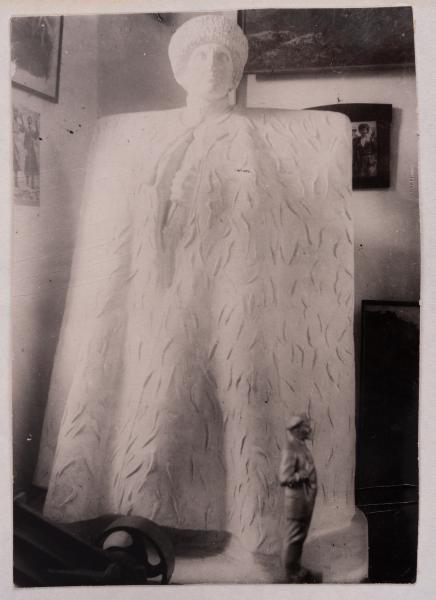 In the Artist's Studio (?)