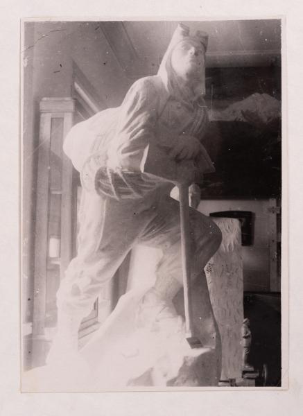 In the Artist's Studio (?)
