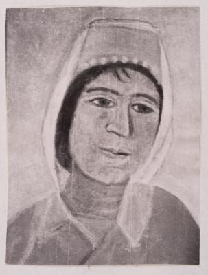 Antonina Ivanova. Female Portrait (Highlander) — unknown