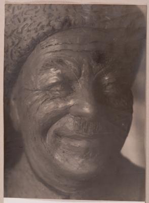 Mykhailo Lezviiev. Betal Kalmykov. Fragment of a Sculptural Group — unknown