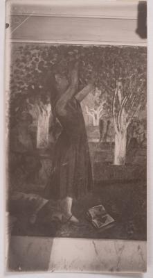 Mykhailo Lezviiev. In the Pedagogical Institute Garden. Fragment — unknown