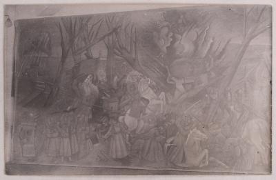 Mykhailo Lezviiev (?). Battle Scene — unknown