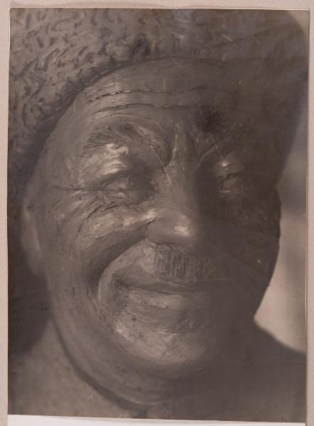 Mykhailo Lezviiev. Betal Kalmykov. Fragment of a Sculptural Group