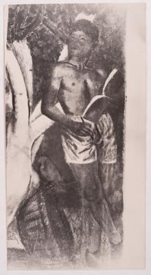 Mykhailo Lezviiev. Student of the Pedagogical Institute in the Garden. Fragment — unknown