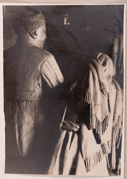Mykhailo Lezviiev. Collective Farmers and Betal Kalmykov. Fragment of a Sculptural Group