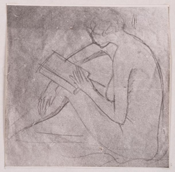 Antonina Ivanova (?). Study of the Nude Model