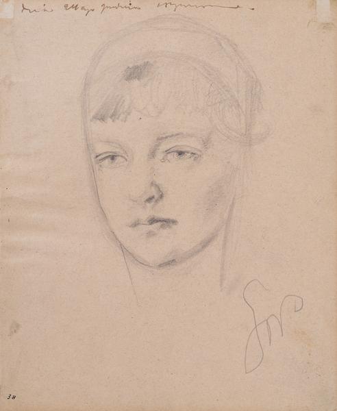 Head of a Young Woman