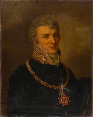 Portrait of a Man with a Breast Badge — Karl Schweikart