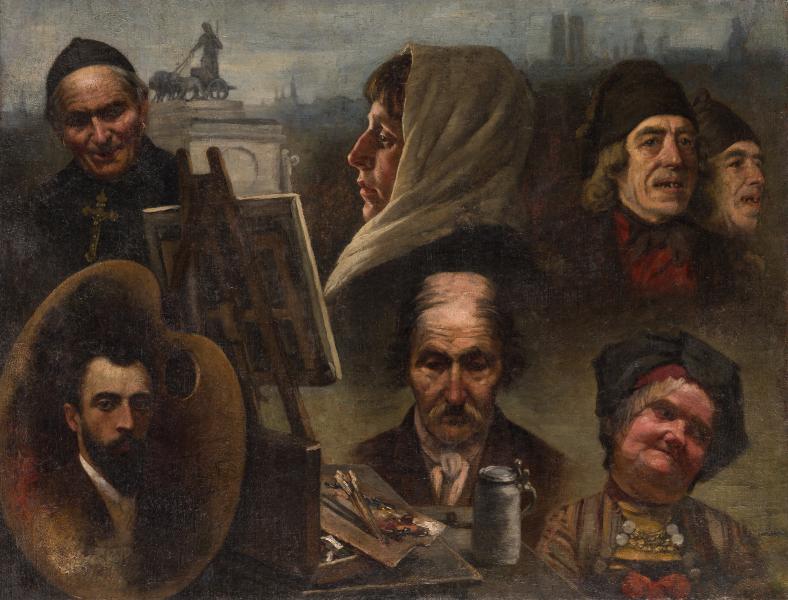 Studies of Seven Heads 1
