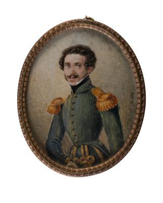 Male Portrait in an Officer's Uniform — Tabaczynski